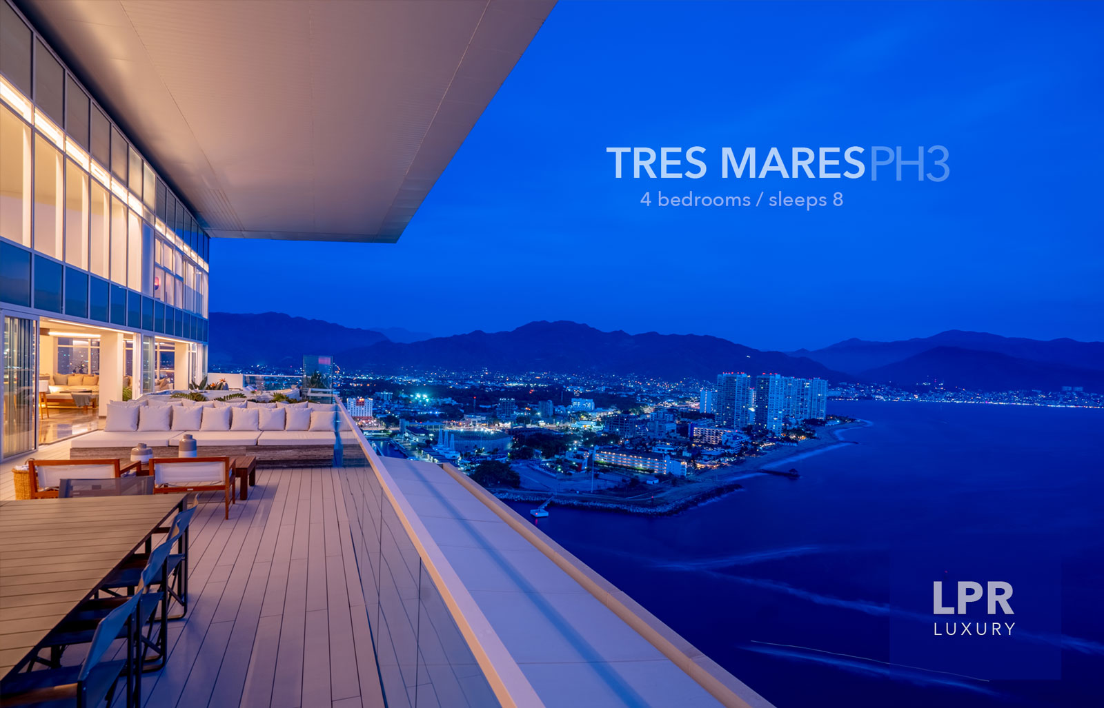 The Queen Penthouse at Tres Mares - Ultra Luxury Real estate in Marina Vallarta, Puerto Vallarta, Jalisco, Mexico