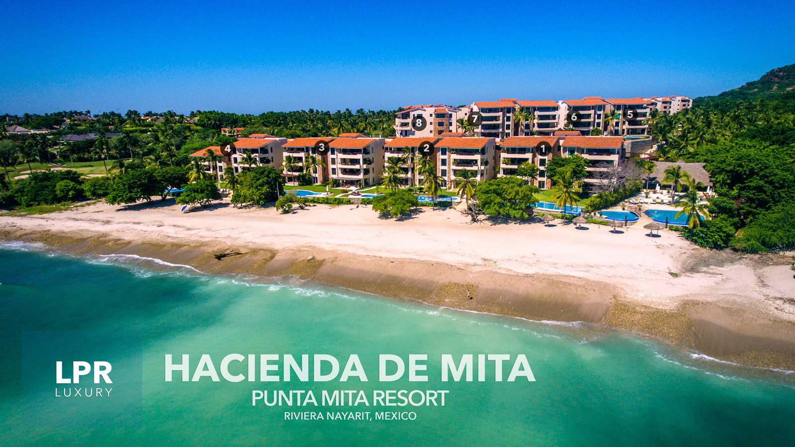 Hacienda de Mita - Punta Mita Resort beachfront condominiums for sale and rent. Riviera Nayarit, Mexico