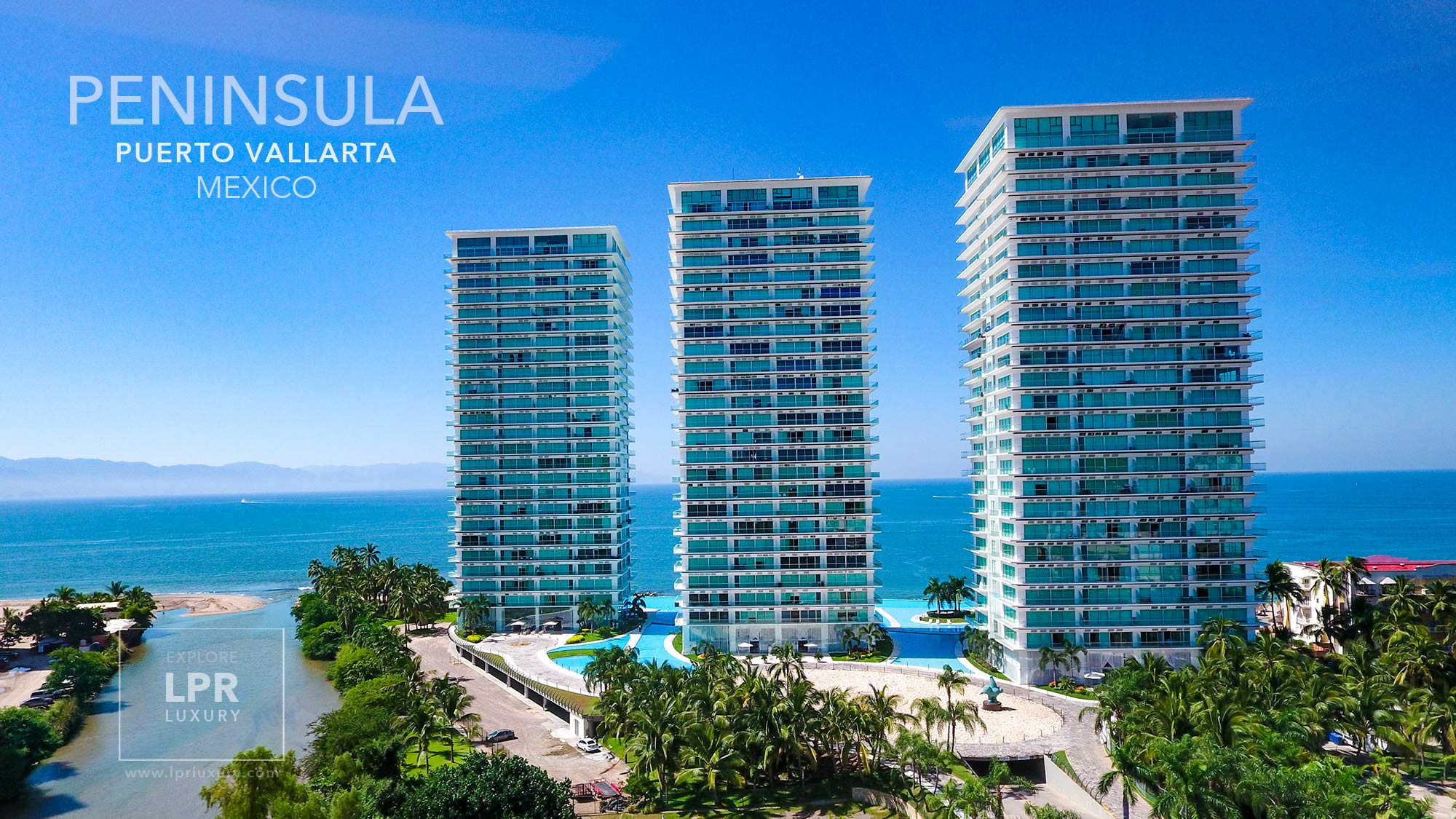 Peninsula Puerto Vallarta - Luxury condominiums for sale and rent - beachfront real estate condos and vacation rentals