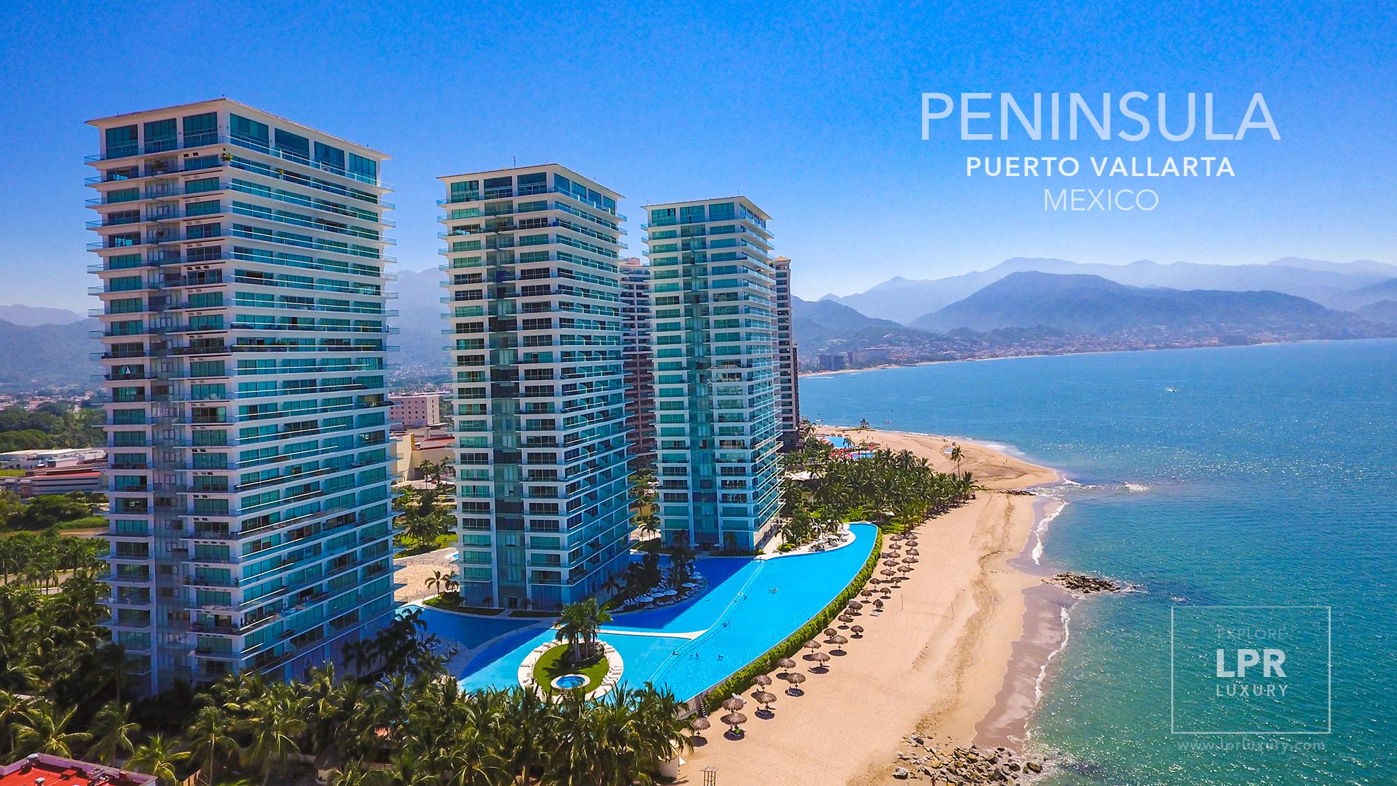 Peninsula Puerto Vallarta - Luxury condominiums for sale and rent - beachfront real estate condos and vacation rentals