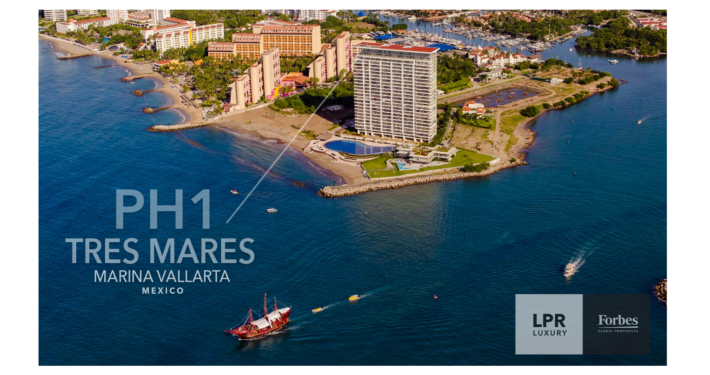 The Ocean Corner Penthouse at Tres Mares - Ultra Luxury Real estate in Marina Vallarta, Puerto Vallarta, Jalisco, Mexico