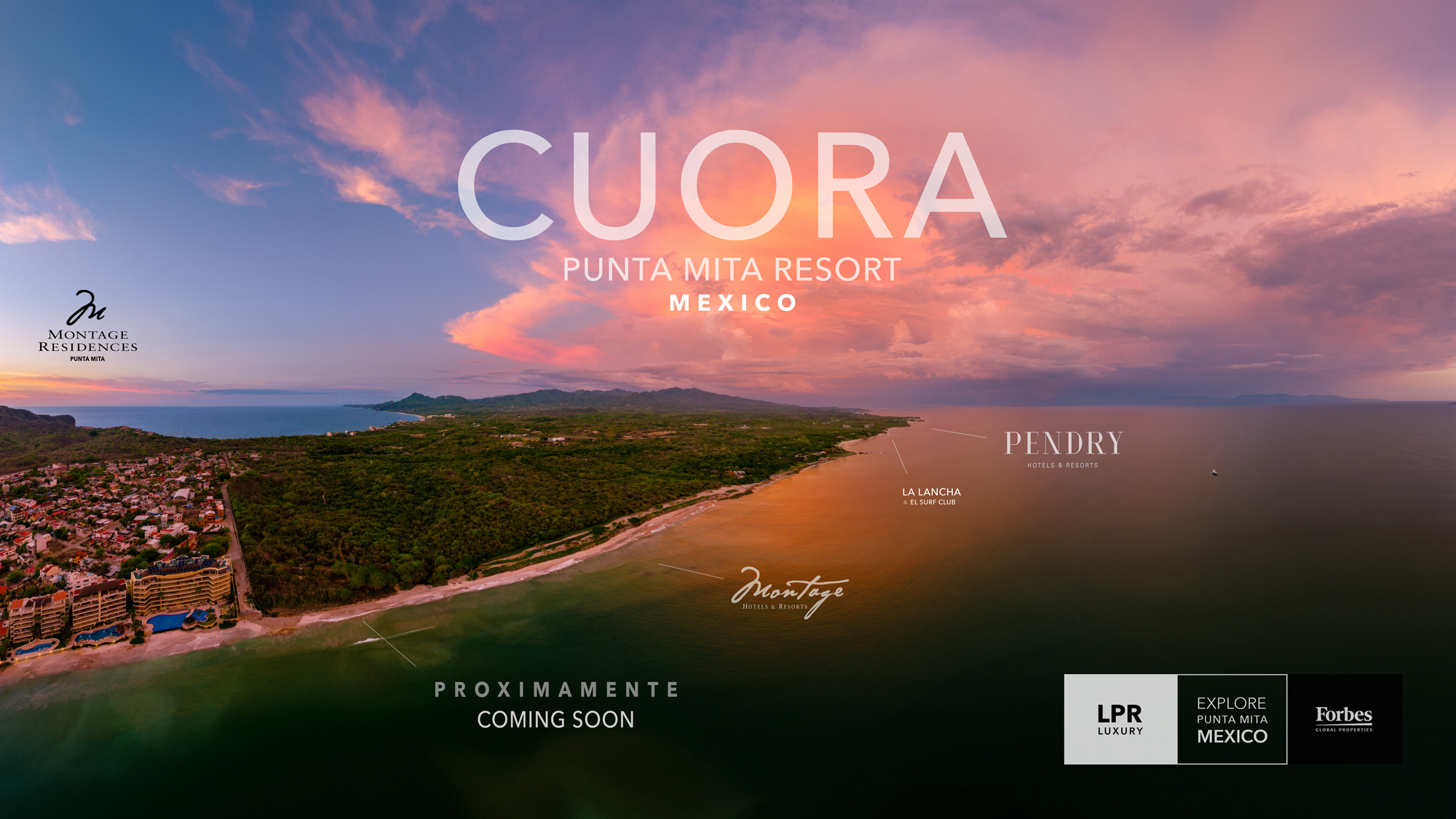 CUORA - Punta Mita Resort beachfront condos next to the coming Montage, Punta Mita, Mexico.